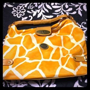 Yellow Giraffe Purse