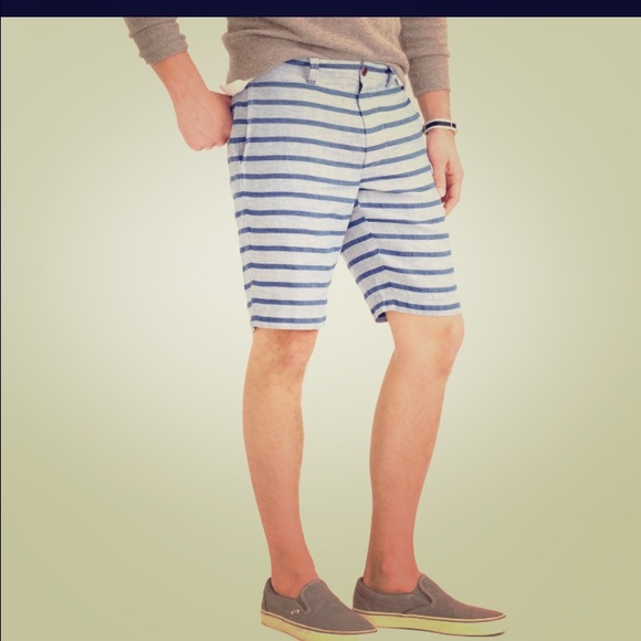 Men's Jcrew blue and heather grey striped shirts