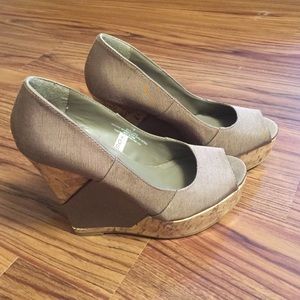Peep Toe Wedges