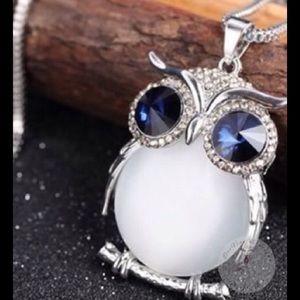 Owl Sweater Necklace