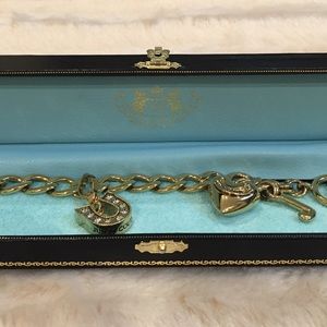 Juicy Couture Charm Bracelet & Horseshoe Charm