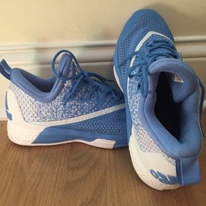 men's blue/white adidas 2016 basketball shoes