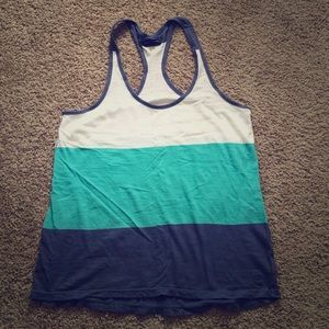 American Eagle color block tank