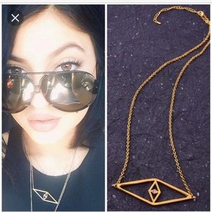 In search of oversized evil eye necklace