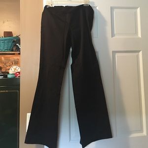 Black maternity dress pants