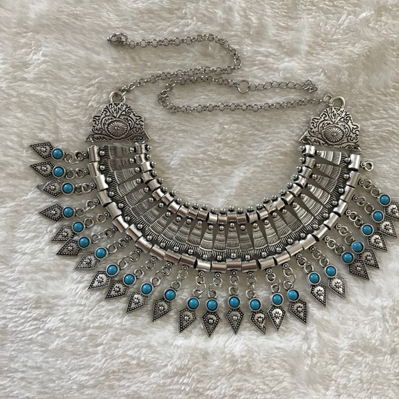 Jewelry - Boho Coachella Gypsy Bib Statement Necklace