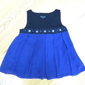 Beautiful silk blouse with jewels at bodice 10