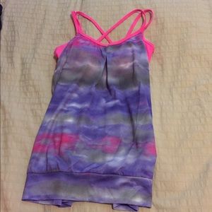 Reebok tank with built in bra