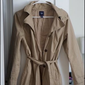 Khaki trench coat - Gap size small
