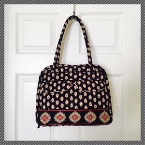 Vera Bradley Retired Classic Black Print Purse