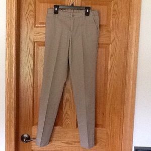 Lands' End Girls Uniform Chino Khaki Pants