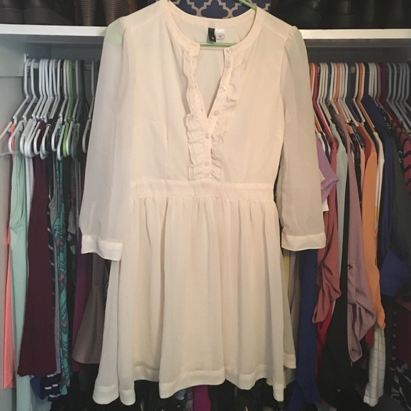 Cream colored dress