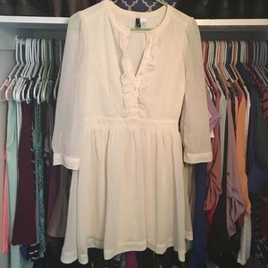 Cream colored dress