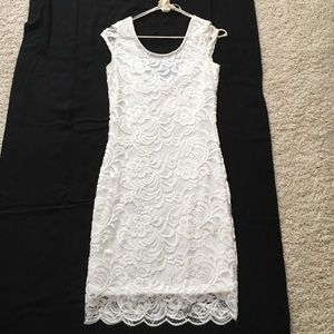 white summer dress