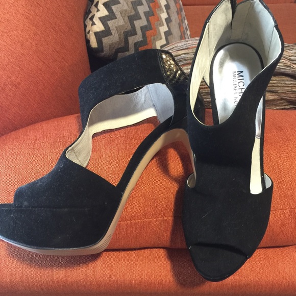 Michael Kors Nubuck Platform NWT