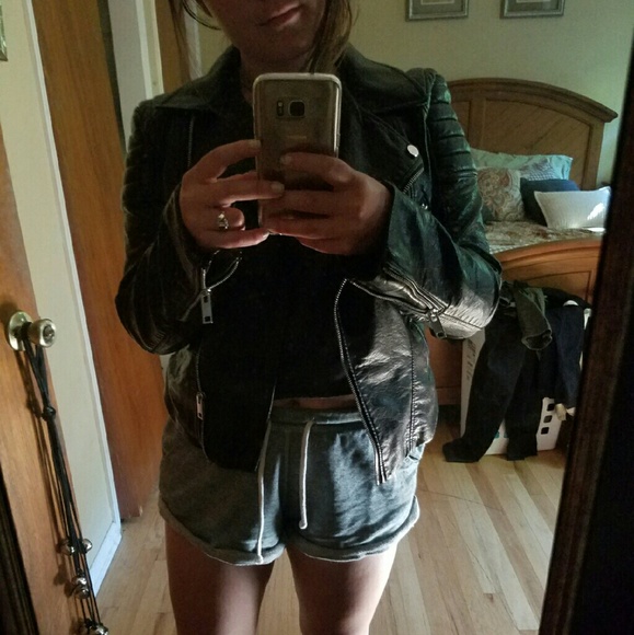 H&M Faux leather jacket (Never worn, w/ tags)