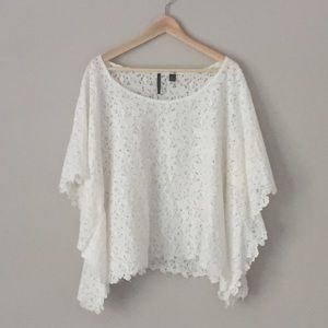 Lace Poncho/ Cover-up -Isda & Co