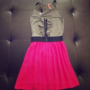 Cute pink and grey dress