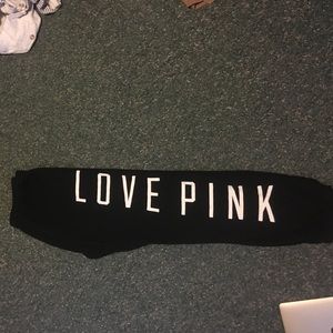 PINK size medium sweat pants