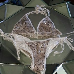Silver Competition Bikini