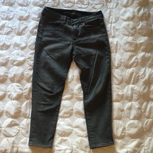 AEO grey cropped jeggings
