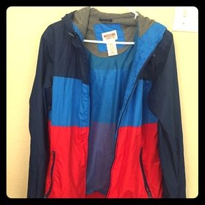 Men's Red, Blue Windbreaker