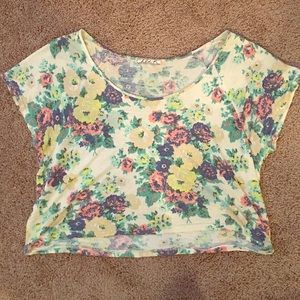 Floral crop top