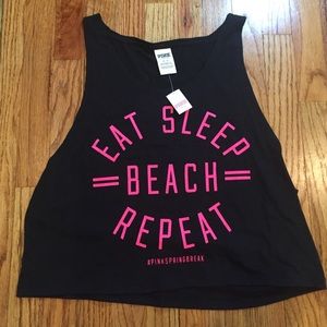 PINK muscle tank top