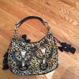 Isabella Fiore Floral Sequin Purse