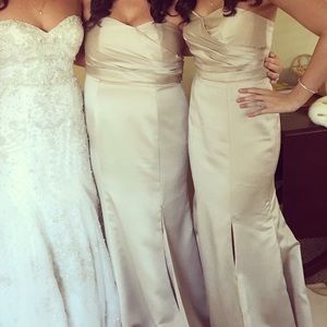 Champagne formal dress