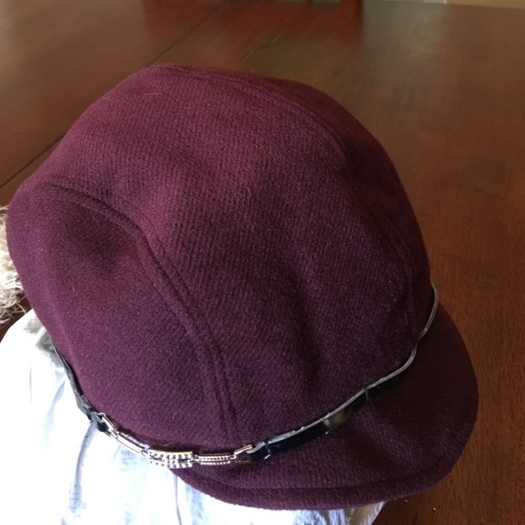 Deep Burgundy Winter Hat