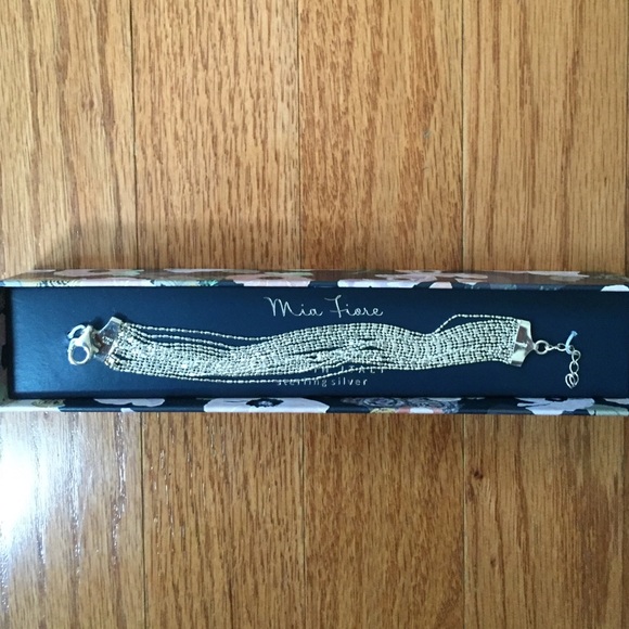 NWT sterling silver multi-strand bracelet