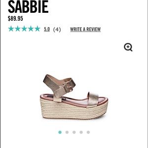 Steve Madden Sabbie sandals.
