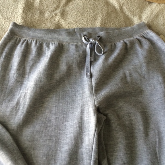 Gray sweatpants