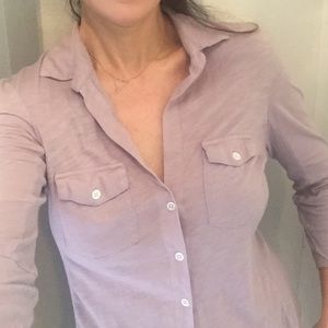 James Perse button down mauve