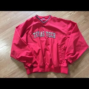 Men's Nike Texas tech thin pullover never worn