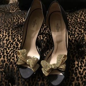 👏🏻HP👏🏻Valentino d'orsay Swavorski crystal heel