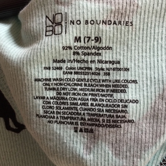 Unicorn Racerback Tank Top Mint Green NWOT - Picture 2 of 4