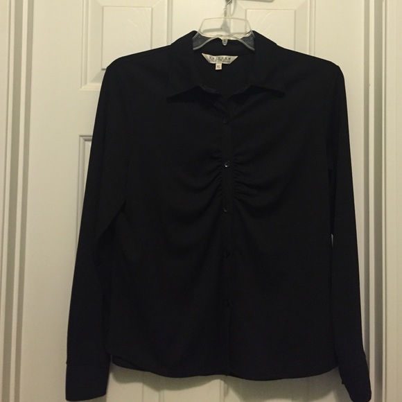 Black Button up Shirt XL