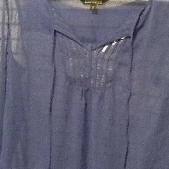 Sheer sequined blouse - Picture 2 of 4
