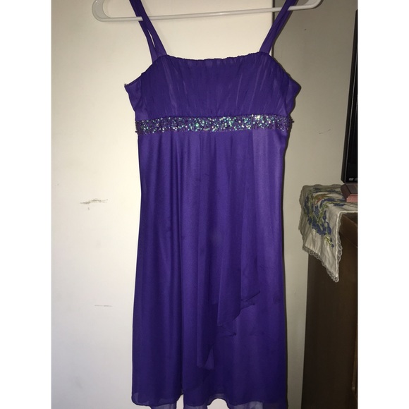 Purple Homecoming Dress, Large in girls