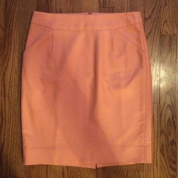 Adorable Peach J. Crew Pencil Skirt