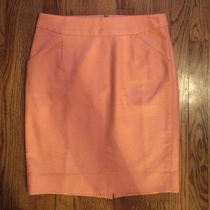 Adorable Peach J. Crew Pencil Skirt