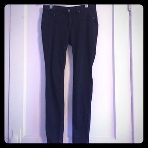 Rag & Bone "The Legging" Black Plush Jean