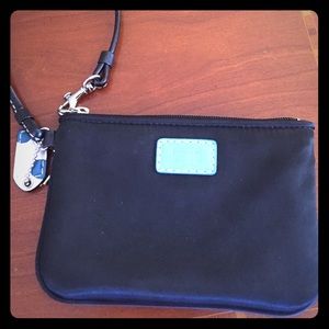 Coach leather wristlet