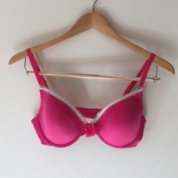 Hot Pink Lightly Lined Bra