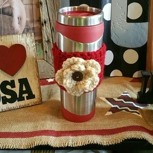 Crochet coffee coozie