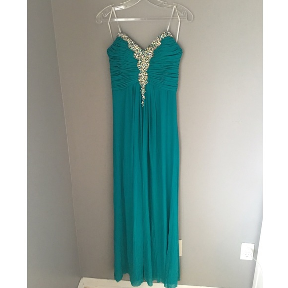 Blue Homecoming Dress