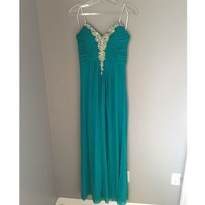 Blue Homecoming Dress