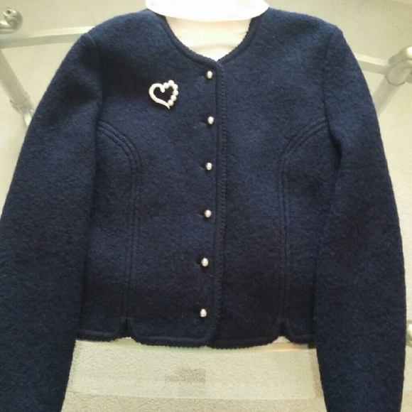 Eagle's Eye Navy Button-Down Cardigan - Picture 2 of 3